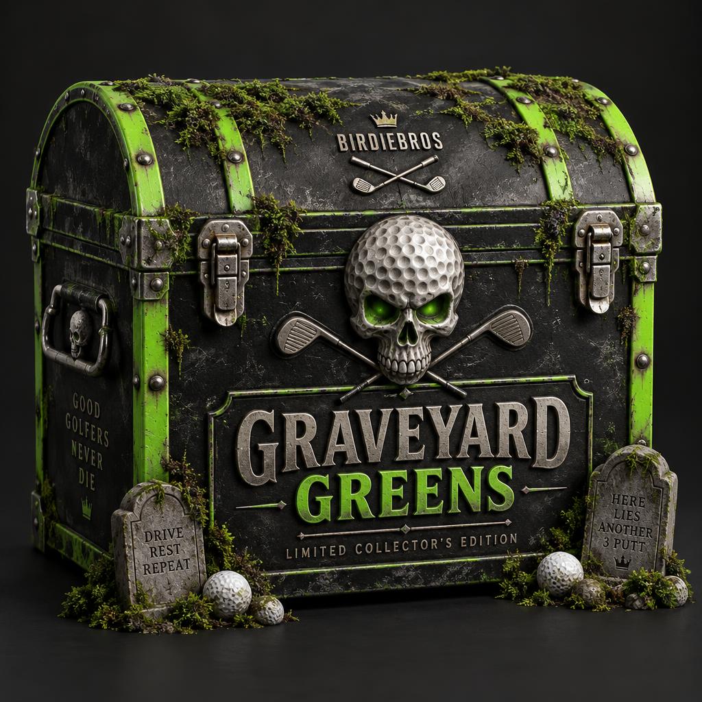 Graveyard Greens golf ball box
