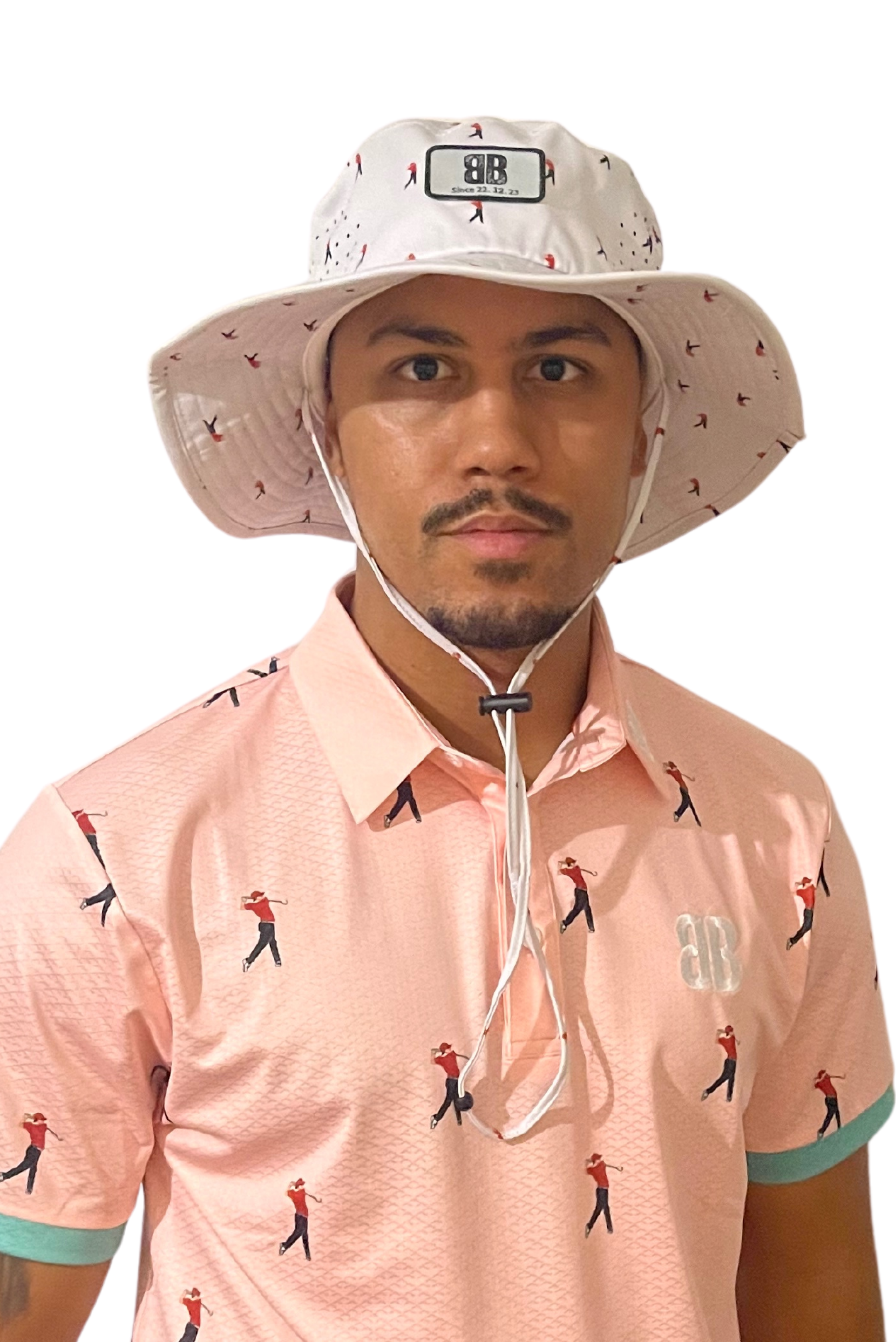 Inspired TSR Wide Brim Bucket Hat - Off White