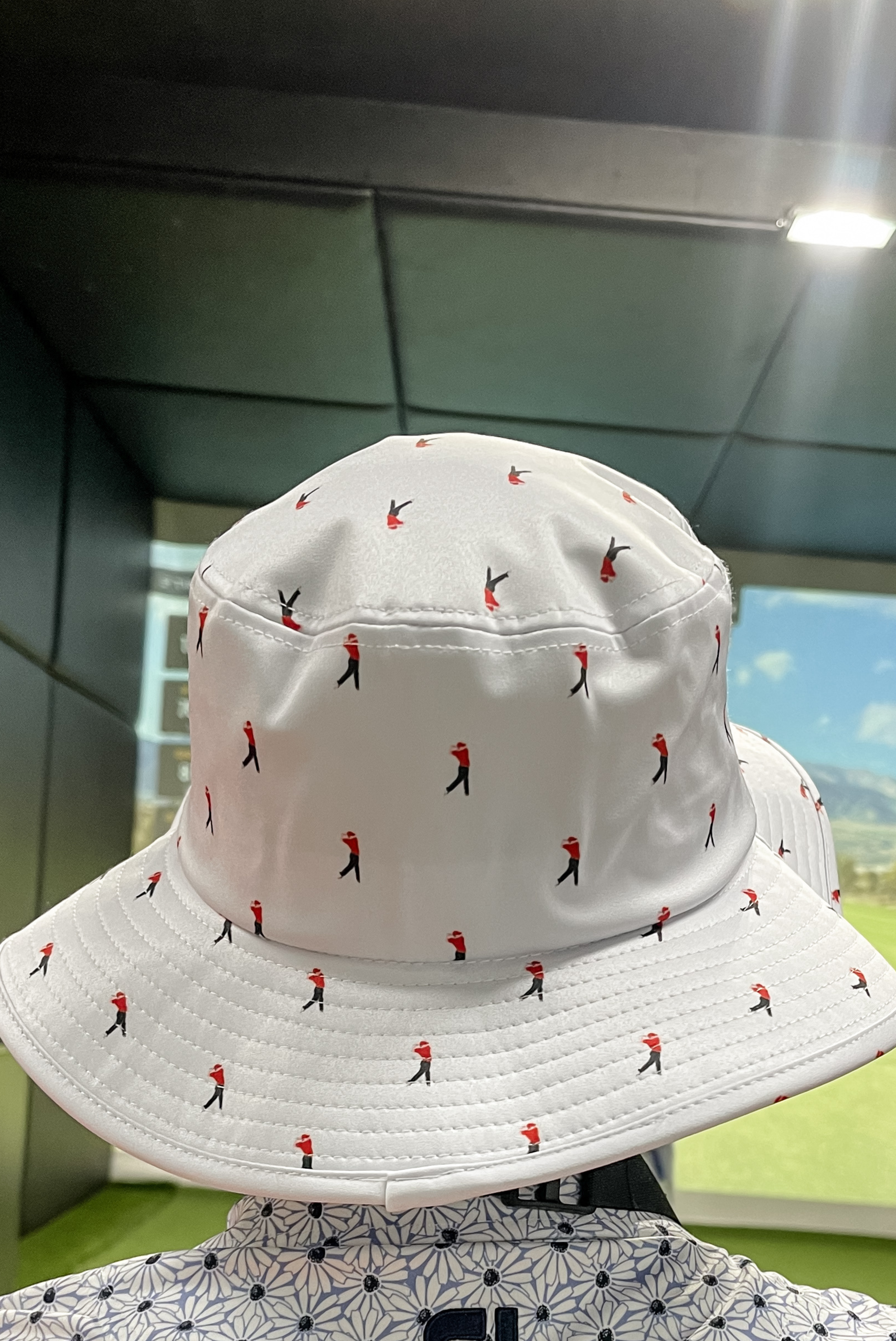 Inspired TSR Wide Brim Bucket Hat - Off White